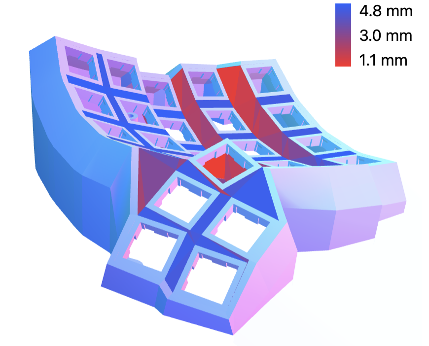 Thickness viewer